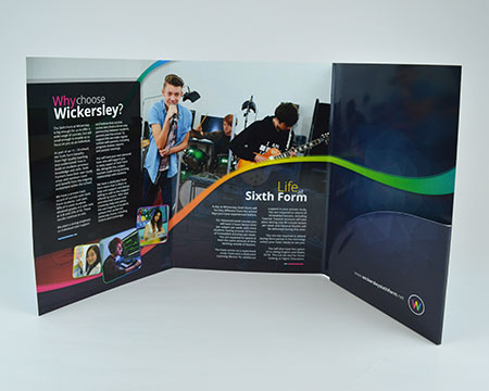A4 6 Panel Pocket folder